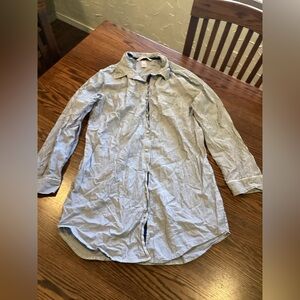 Victorias Secret Striped Blue Sleep Shirt